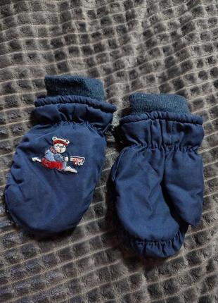 Зимові рукавички дитячі3 фото