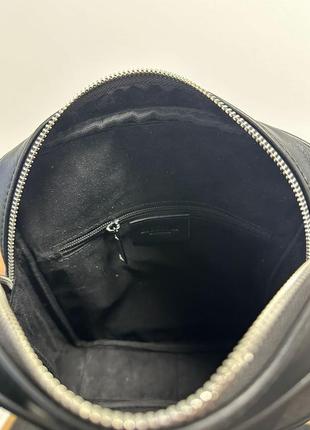 Мужская сумка burberry muswell men bag grey черная борсетка через плечо / мессенджер