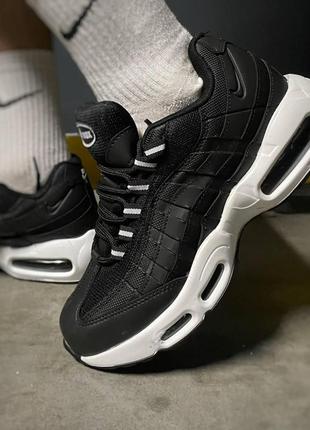 Новинка кросівки  nike air max 95 black&white  ✅