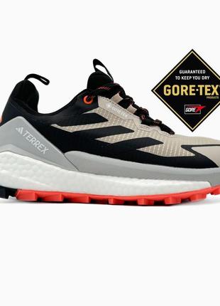 Кроссовки (adidas terrex gore-tex low beige/black/grey)🌪️🥷🏻