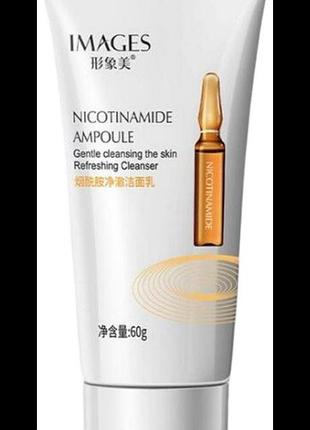 Пенка для умывания images nicotinamide ampoule cleancer 60 мл