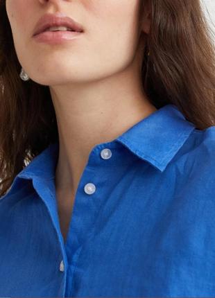 Нова сорочка льон h&m сорочка льяна оверсайз льняна4 фото