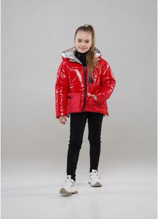 Демісезонна куртка "естель", для дівчинки, від 128см до 158см7 фото