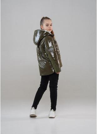 Демісезонна куртка "естель", для дівчинки, від 128см до 158см5 фото