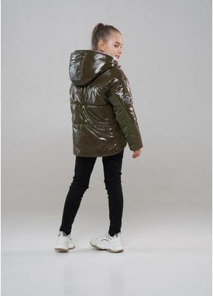 Демісезонна куртка "естель", для дівчинки, від 128см до 158см4 фото