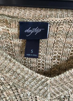 Зв’язаний жіночий светр привезений із сша від бренду daytrip3 фото