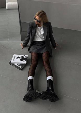 Жіночий костюм двійка із спідницею 3 кольори7 фото