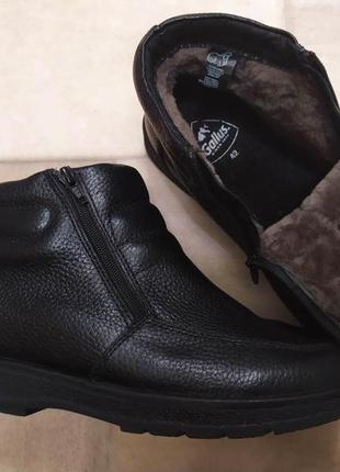 Мужские зимние ботинки кожаgallus