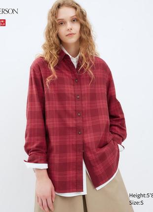 Фланелева сорочка uniqlo