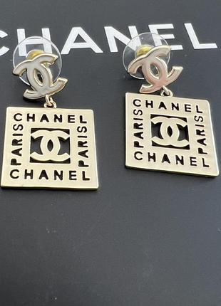 Сережки оригинал chanel серьги1 фото