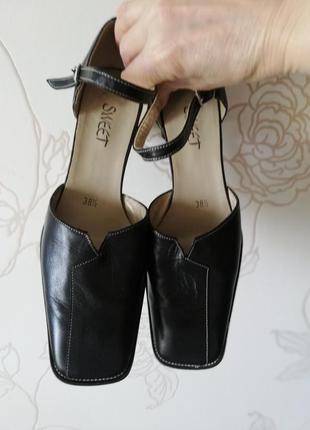 Женские элегантные кожаные туфли sweet2 фото