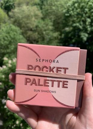 Sephora mini pocket palette eyeshadow palette тіні для повік