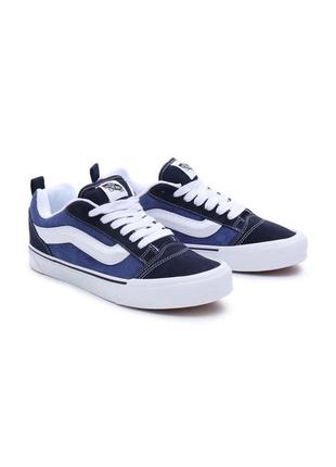 Женские кроссовки vans knu skool navy blue