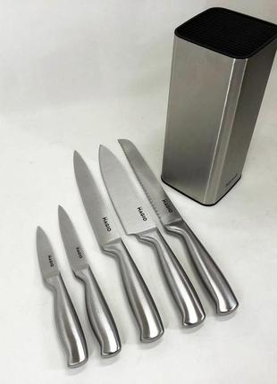 Універсальний кухонний ножовий набір magio 5 шт.9 фото