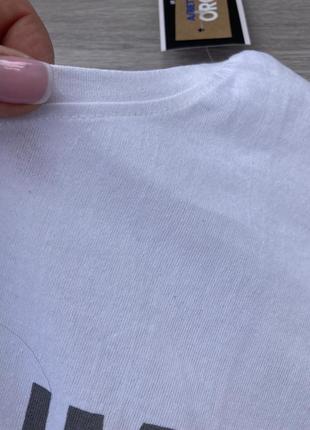 Белая мужская футболка, хл/хл4 фото