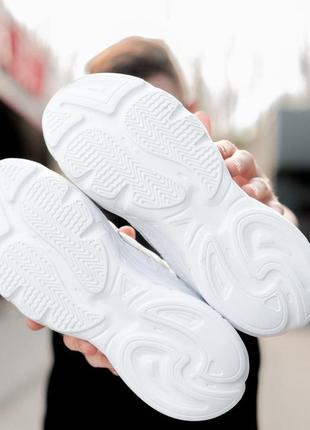 Кроссовки мужские легкие nike air zoom structure white стильные белые повседневные кроссовки найк на лето6 фото