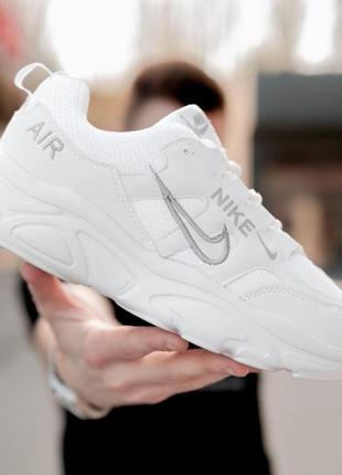 Кроссовки мужские легкие nike air zoom structure white стильные белые повседневные кроссовки найк на лето7 фото