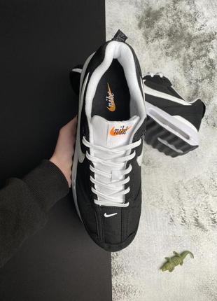 Кроссовки мужские легкие nike air max dawn стильные черное белые спортивные кроссовки найк айр макс на лето4 фото