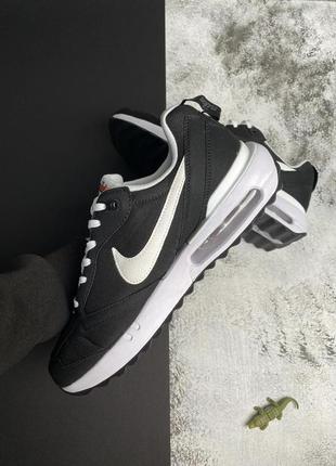 Кроссовки мужские легкие nike air max dawn стильные черное белые спортивные кроссовки найк айр макс на лето6 фото