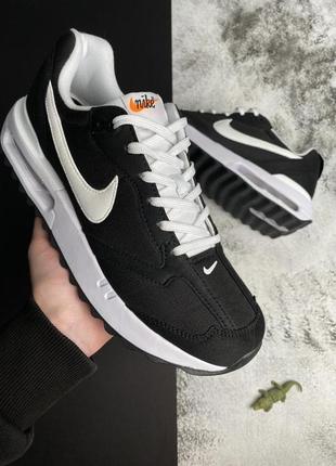 Кроссовки мужские легкие nike air max dawn стильные черное белые спортивные кроссовки найк айр макс на лето5 фото