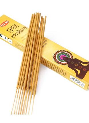 Hem masala yog chakra 15 грамм йог чакра , масальные благовония , натуральные аромапалочки