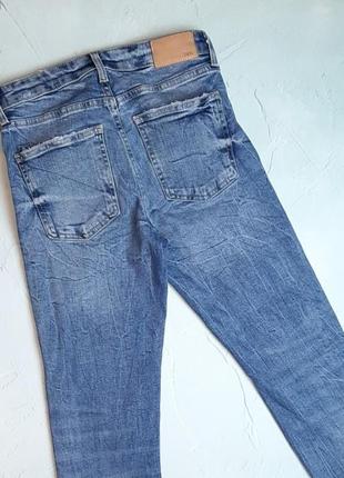 🎁1+1=3 фірмові завужені жіночі джинси скіні zara, розмір 44 - 463 фото
