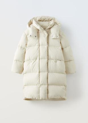 Пуховик zara 100% оригинал 50/50 пух перо