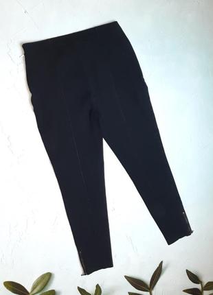 🎁1+1=3 черные зауженные джинсы джеггинсы скинни высокая посадка marks&amp;spencer, размер 46 - 483 фото