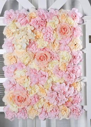 Искусственный цветок стены diy 10 шт 40*60 см красивый фон украшения искусственные цветы панели свадебные