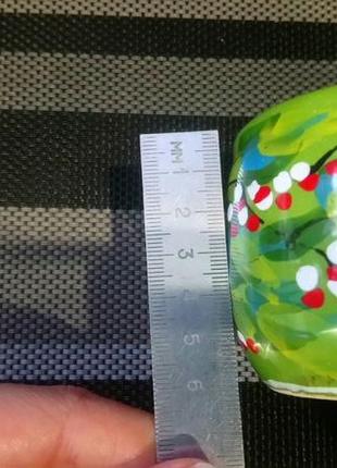 Глиняне горнятко розписане вручну чашечка