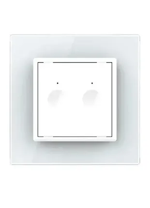 Сенсорний вимикач sense 2 сенсори livolo білий wi-fi2 фото