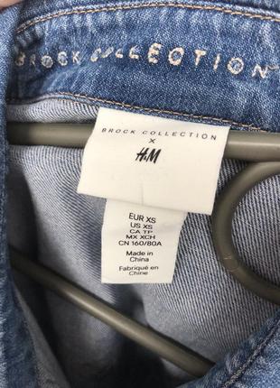 Шикарная новая джинсовая рубашка куртка оверсайз h&m7 фото