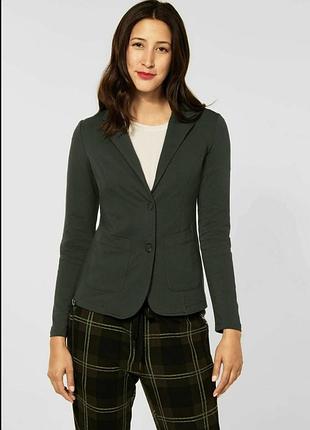 Мягкий трикотажный жакет м/л хаки