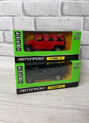 Іграшкова металева (68321) машинка hummer h3 автопром.