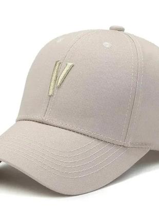 Бежевая кепка, бейсболка демисезон