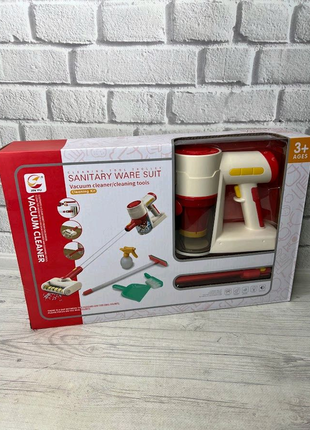 Дитячий ручний пилосос з насадками (8002),мелодії,віник