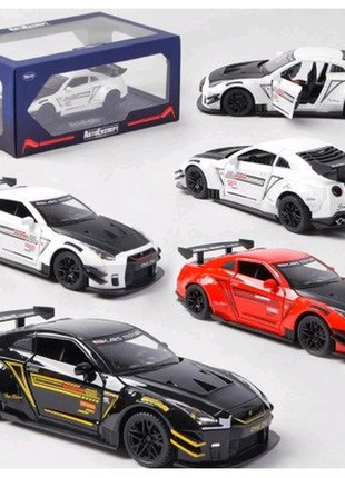 Машинка металева «автоексперт» (2247) nissan gt-r