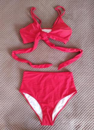 Роздільний купальник з високою посадкою, м