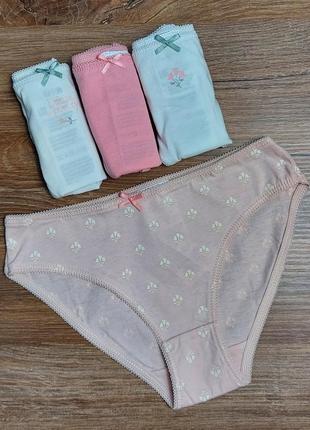 Трусики для девочки 4 шт kiabi франция