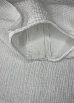 Костюм мусліновий дитячий для хлопчика (сорочка і штани) білий кmxssht-13 фото