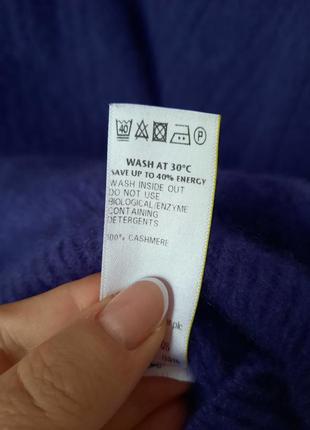 Кашеміровий світер масивний в коси cashmere m&s 100% кашемір6 фото