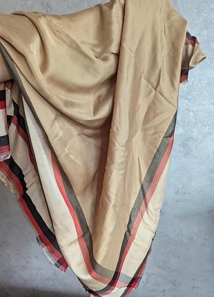 Хустка принт як burberry