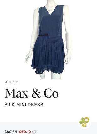 Шелковое платье max &amp; Co4 фото