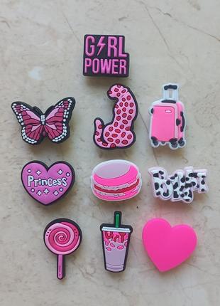 Джибитсы/jibbitz/джибітси на крокси /crocs/кроксы