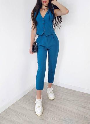 Костюм женский классический 4 цвета🔥