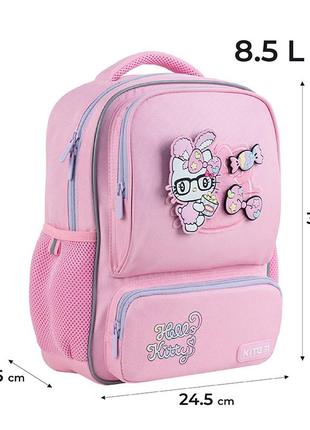 Рюкзак шкільний для дівчинки для молодших класів kite kids hk24-559xs hello kitty4 фото