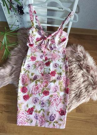 Літня квітчаста сукня, розмір l
