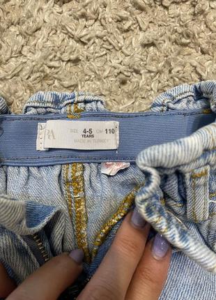 Джинсы для девочки от zara3 фото