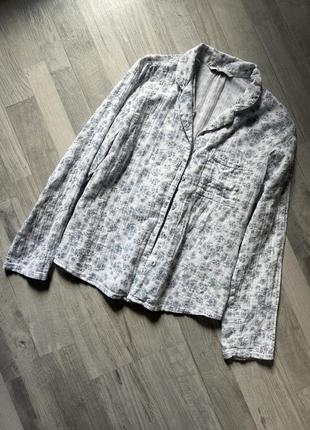 Сорочка у квітковий принт