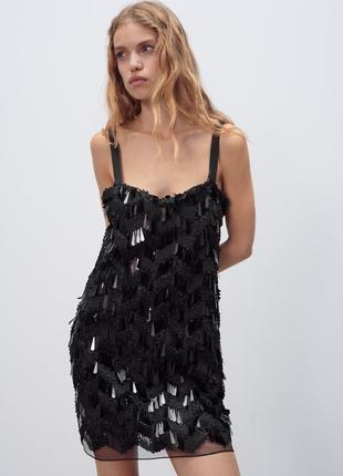 Шикарна коктейльна сукня від zara